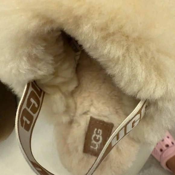 UGG Brown Suede Slingback Slippers - Picture 4 of 4